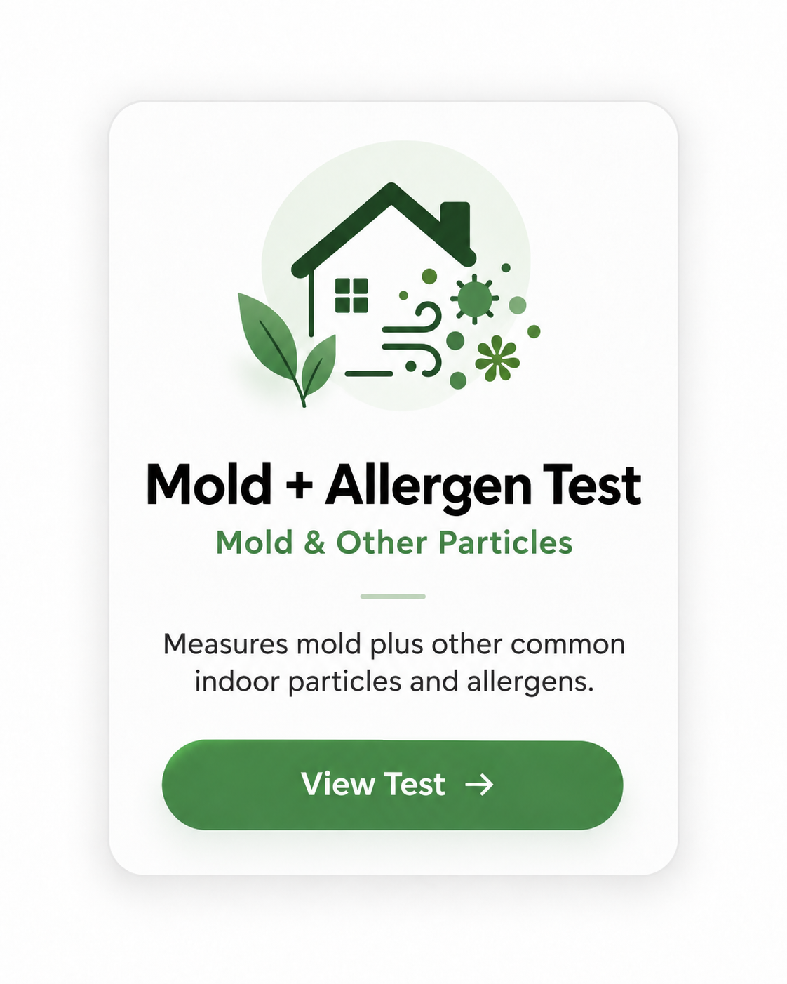 Mold + Allergen Test product card