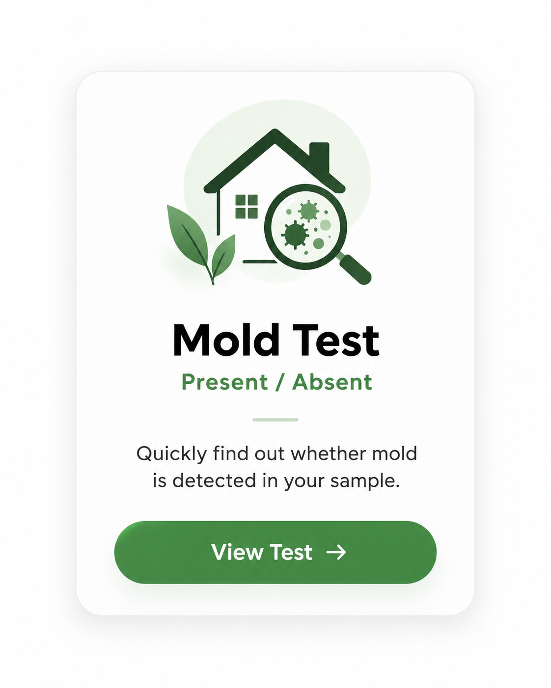 Mold Test product card