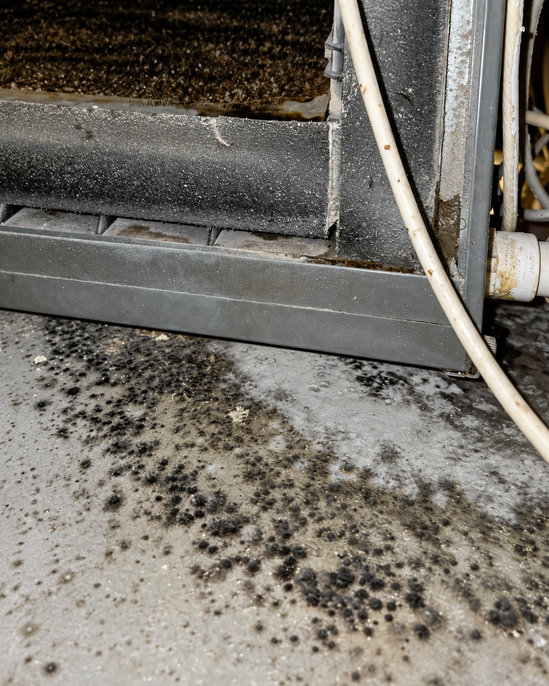 Mold on a wall in a Los Angeles home